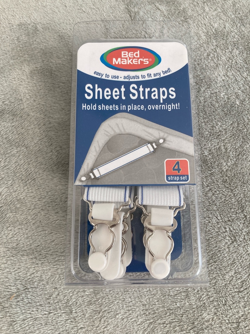Set of 4 sheet straps